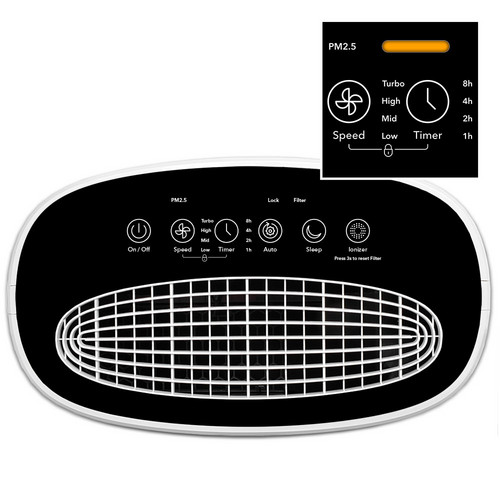 AirgoClean® 150 E : le panneau de commande