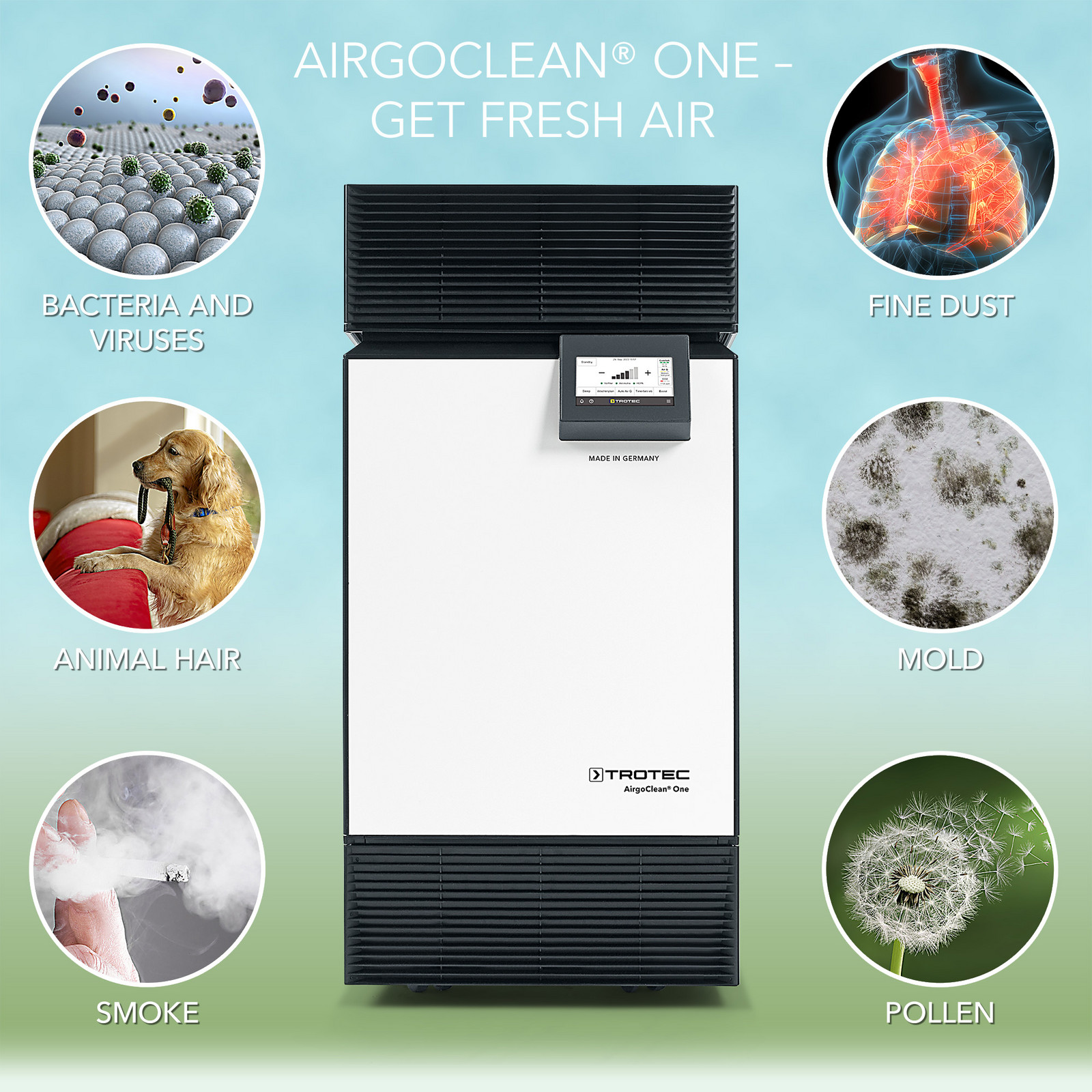 AirgoClean® One – il nostro numero 1 per un'aria pulita e filtrata dai virus in ambienti esclusivi