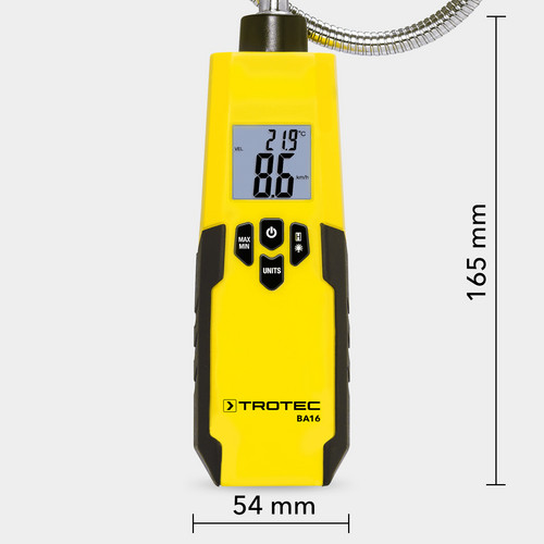 Anémomètre à hélice BA16