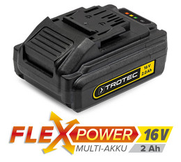 Batterie multi-accu Flexpower 16 V, 2 Ah