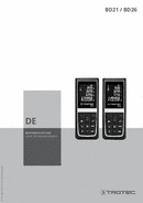 Bedienungsanleitung Entfernungsmesser BD21 / BD26 (DE)