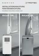 Bedienungsanleitung Fensterabdichtung AirLock 100 / AirLock 200 (INT)