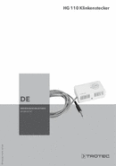 Bedienungsanleitung Raumhygrostat HG 110 (DE)