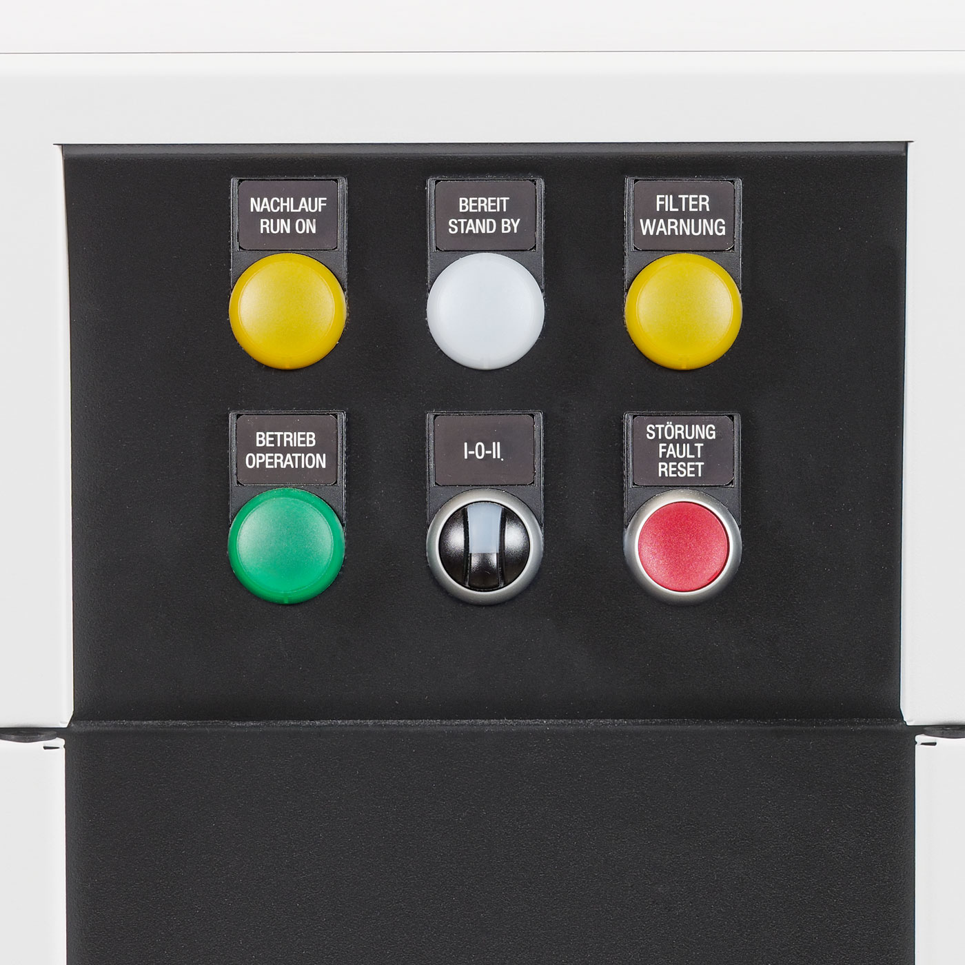 Boîtier de commande intégré derrière le tableau de commande