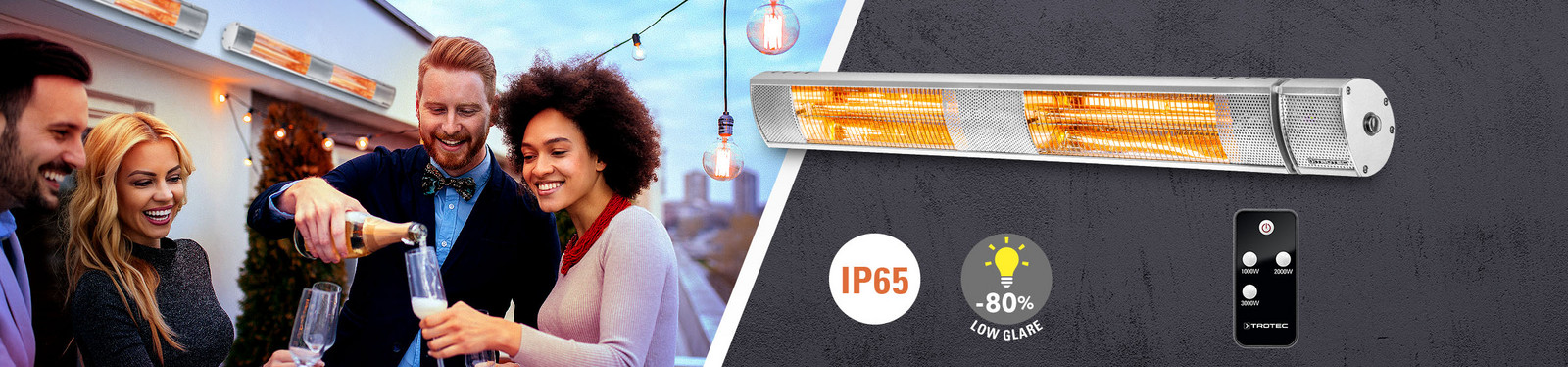 Chauffage radiant à infrarouge IR 3050