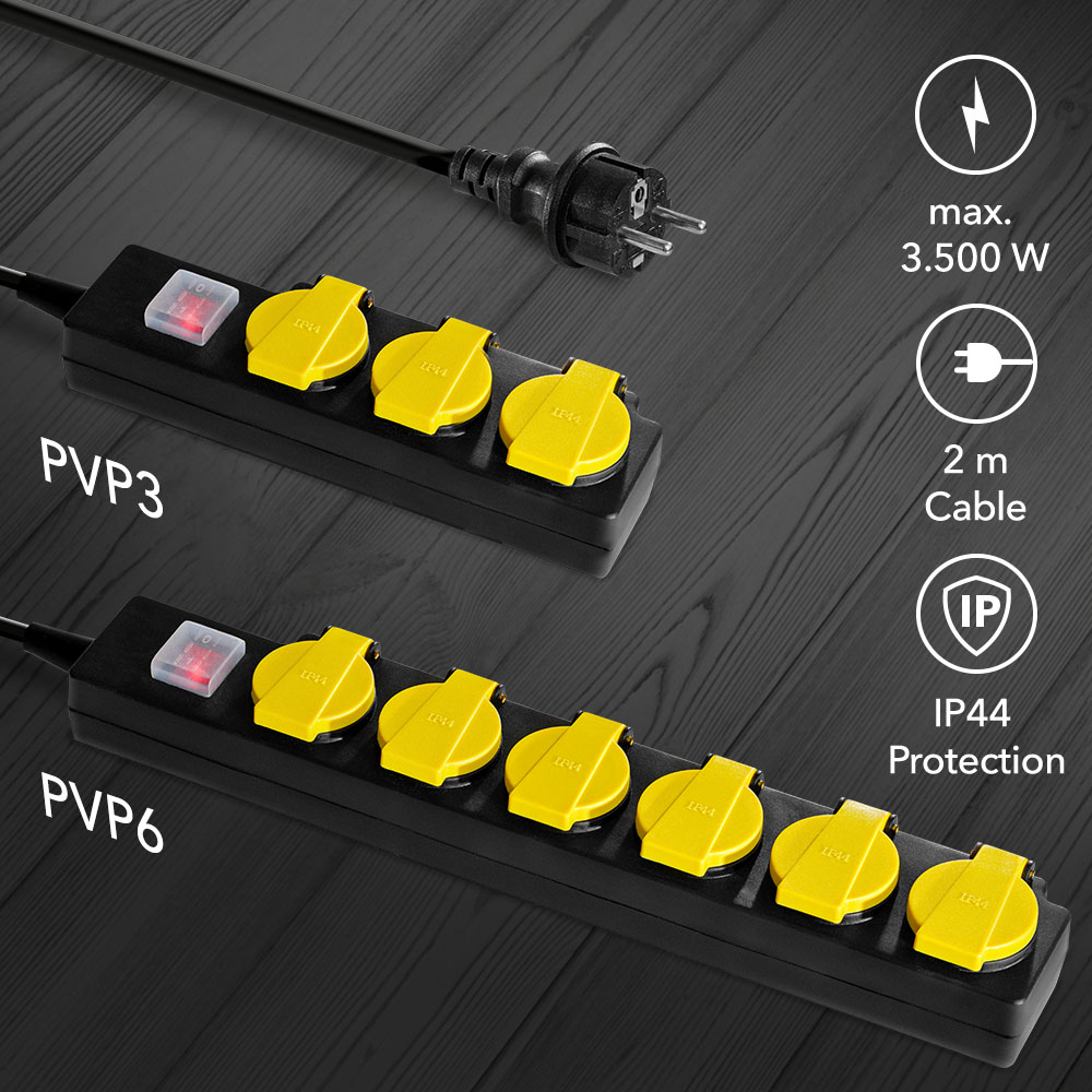 Ciabatte elettriche della serie PVP