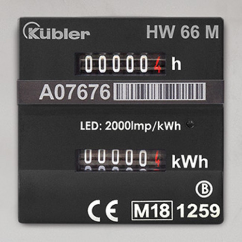 Compteur double avec saisie supplémentaire de la consommation d’électricité, conforme à la MID* (en option)