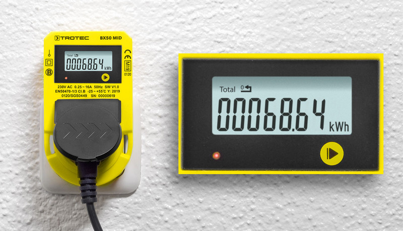 Compteur journalier de la consommation d’énergie (kWh)