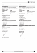 Déclaration de conformité Manomètre différentiel BV15WP (INT)