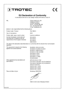 Dichiarazione di conformità condizionatore d'aria locale PAC 5800 X (INT)