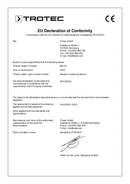 Dichiarazione di conformità Indicatore d'umidità BM18 (INT)