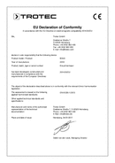 Dichiarazione di conformità laser a linee incrociate BD5A (INT)