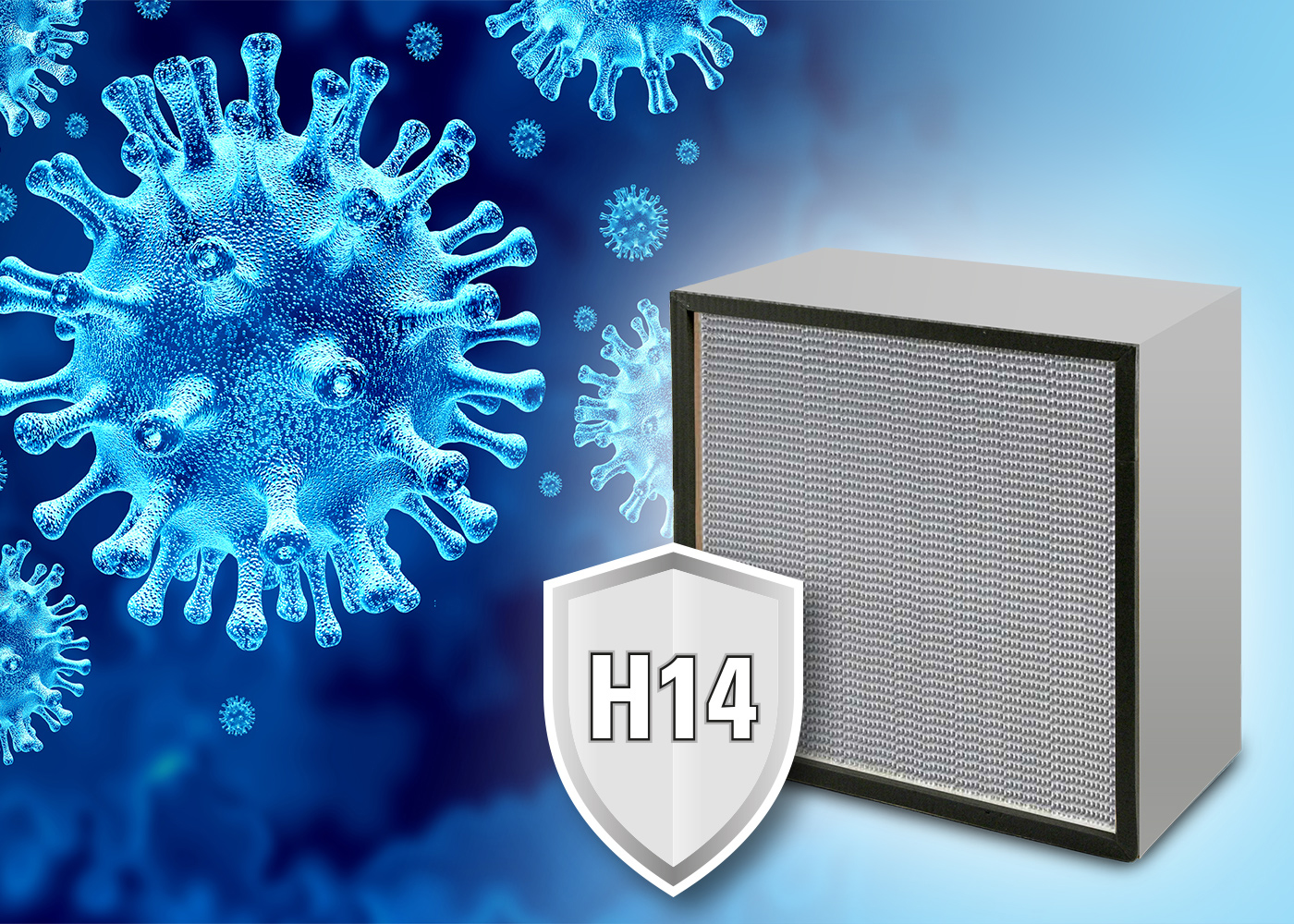 Disponibili ora i filtri per particelle sospese H14 per gli interventi contro il Coronavirus.