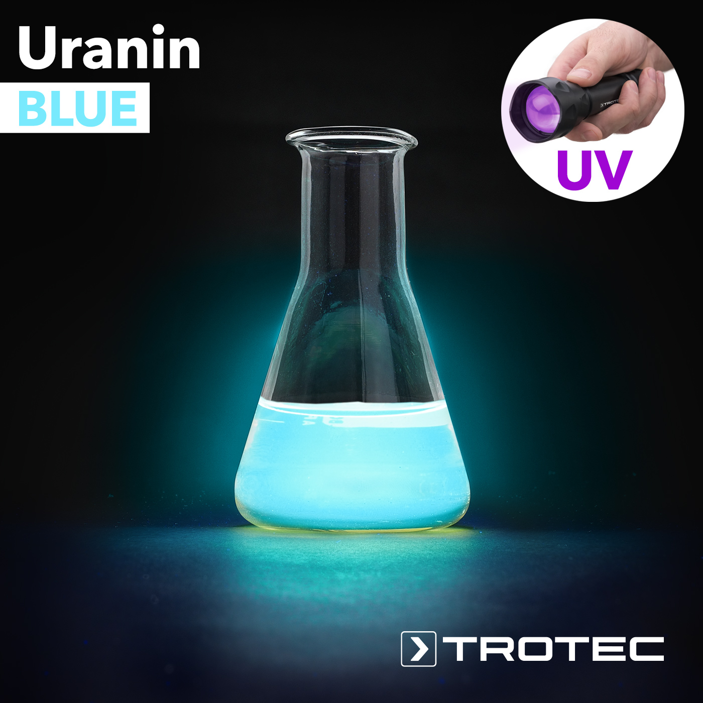 Émulsion fluorescente Uranin Blue