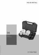 Feuille jointe Set de scies-cloche bi-métalliques (FR)