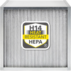 Filtre HEPA H14 hautes performances résistant à la chaleur