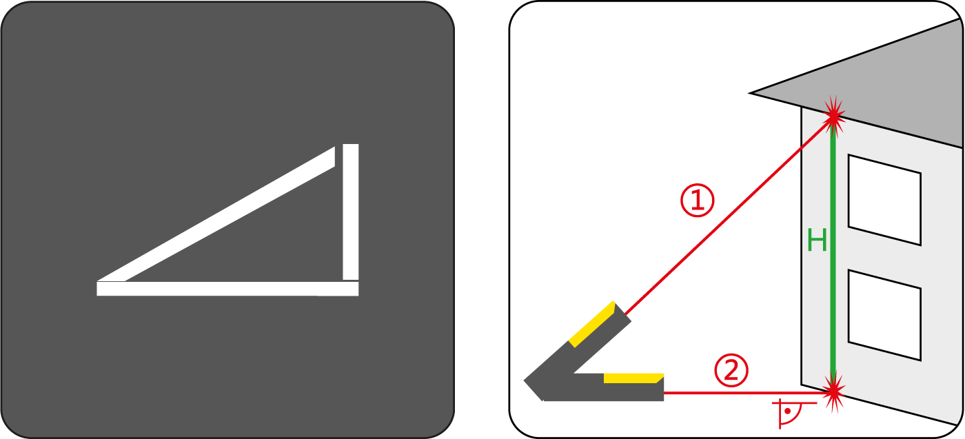 Fonction de Pythagore à 2 points