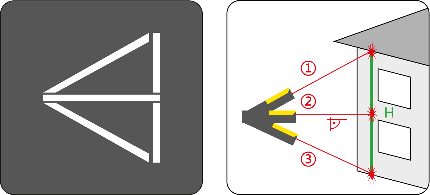 Fonction de Pythagore à 3 points pour le calcul des distances partielles