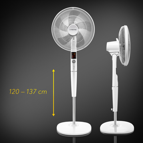 Hauteur réglable en continu de 120 à 137 cm