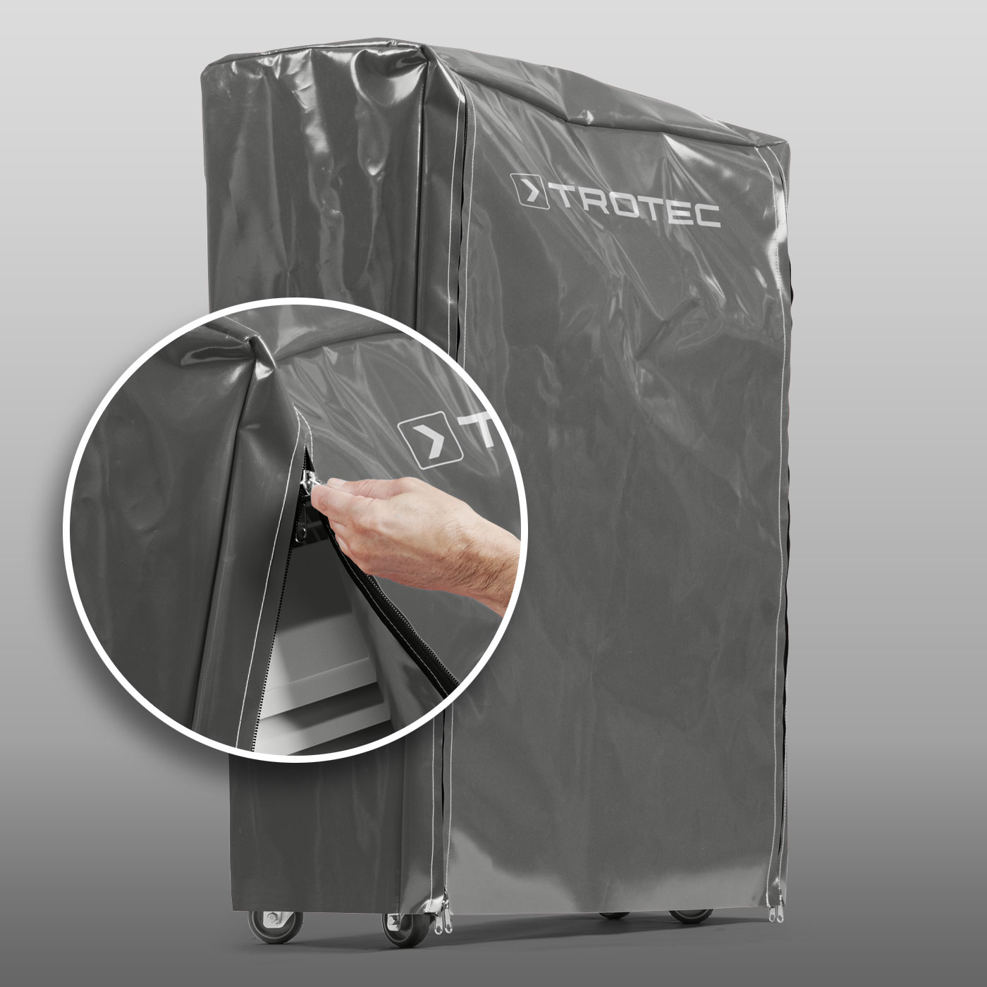 Housse de protection contre les intempéries disponible en tant qu’accessoire