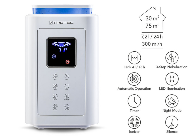 Humidificateur à ultrasons B 5 E