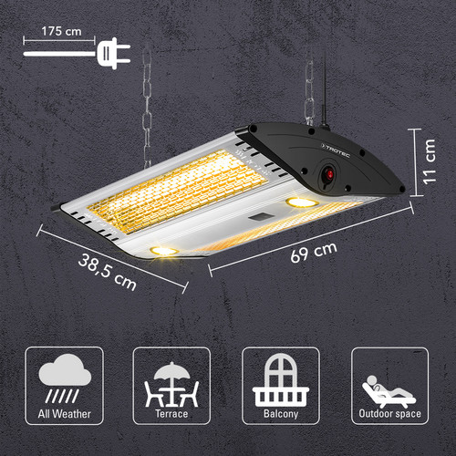 IR 2000 C : les dimensions