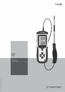 Istruzioni per l'uso Anemometro a filo caldo TA300 (IT)