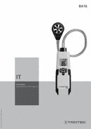 Istruzioni per l'uso Anemometro termico a mulinello BA16 (IT)