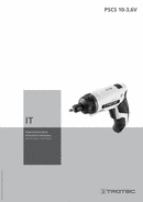 Istruzioni per l'uso avvitatore a batteria PSCS 10-3,6V (IT)