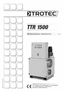 Istruzioni per l'uso Deumidificatore d'aria TTR 1500