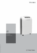Istruzioni per l'uso Deumidificatore TTK 100 E (IT)
