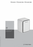 Istruzioni per l'uso Deumidificatore TTK 24 E (IT)