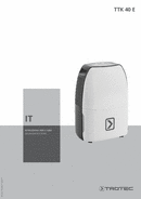Istruzioni per l'uso Deumidificatore TTK 40 E (IT)