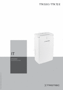 Istruzioni per l'uso Deumidificatore TTK 53 E / TTK 72 E (IT)