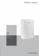 Istruzioni per l'uso Deumidificatore TTK 54 E / TTK 66 E (IT)