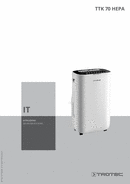 Istruzioni per l'uso Deumidificatore TTK 70 HEPA (IT)