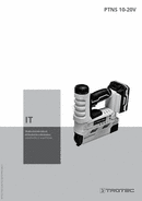 Istruzioni per l'uso graffatrice elettrica PTNS 10-20V (IT)