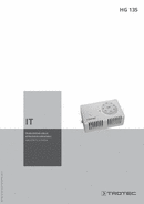 Istruzioni per l'uso Igrostato ambientale HG 135 (IT)