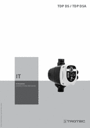 Istruzioni per l'uso interruttore pressione TDP DS / TDP DSA (IT)
