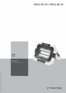 Istruzioni per l'uso luce da lavoro PWLS 05-10 / PWLS 06-10 (IT)