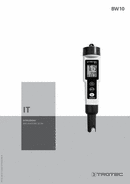 Istruzioni per l'uso misuratore del pH BW10 (IT)