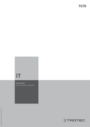Istruzioni per l’uso misuratore di umidità T670 (IT)