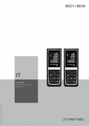 Istruzioni per l'uso Misuratore distanza BD21 / BD26 (IT)