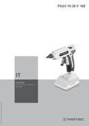 Istruzioni per l'uso pistola incollatrice a batterie PGGS 10-20V  NB (IT)