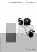 Istruzioni per l'uso pompa da giardino TGP 1025 E, TGP 1025 ES, TGP 1025 ES ES (IT)