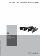 Istruzioni per l'uso stufetta a infrarossi blacklight IRD 1200 / IRD 1800 / IRD 2400 / IRD 3200 (IT)