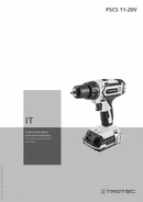 Istruzioni per l'uso trapano avvitatore a batteria PSCS 11-20V (IT)