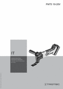 Istruzioni per l'uso Utensile multifunzione PMTS 10-20V (IT)
