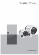 Istruzioni per l'uso Ventilatori assiali TTV 1000 S / TTV 2500 S (IT)