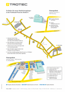 Itinéraire et plan de situation entrepôt de distribution Trotec Allemagne